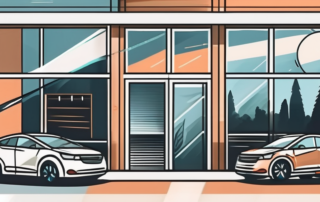 A variety of car windows showcasing different types of window tinting