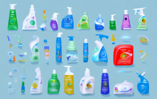 Various plastic objects like a car dashboard