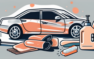 A car with glossy paintwork