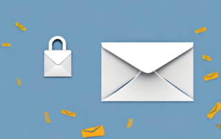 A secured envelope symbolizing a protected email