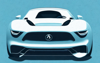 A sleek car covered in shiny carbon folie