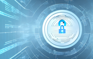 A secure vault symbolizing data security