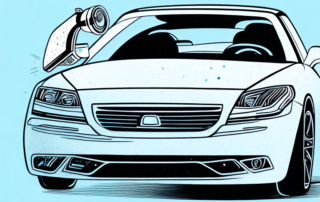 A car with visible scratches on its surface