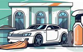 A car with sparkling clean exterior and interior