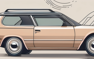 A matte-finish car with a glossy sheen