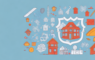 A protective shield symbolically representing insurance