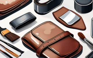 Various leather items