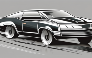 A car with a glossy piano-black finish