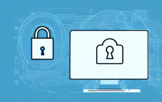 A computer and a lock