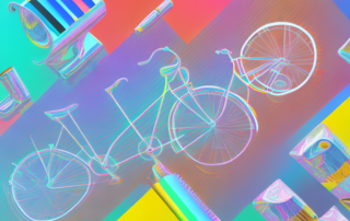 Various objects like a car