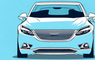 A car with a transparent protective film