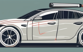 A matte-painted car with visible scratches