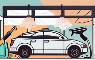 A car with open doors
