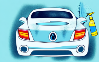 A car with visible stains on its paintwork