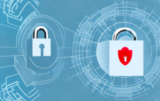 A broken padlock symbolizing a compromised password