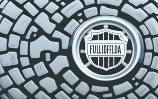 A tire pressure gauge on a background of various types of car tires