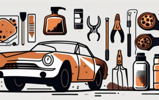 A car with visible rust spots on it