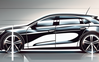 A car covered in protective kfz foil