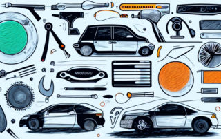 A car's dashboard with noticeable scratches