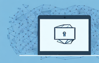 An open laptop with an envelope on the screen