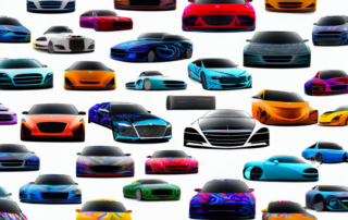 Several different cars