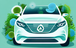 A car being washed with clear water