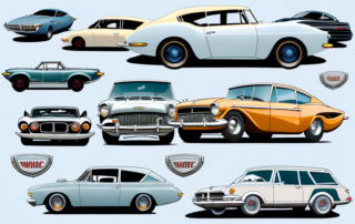 Various types of cars