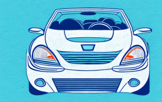 A car with visible scratches on its plastic parts