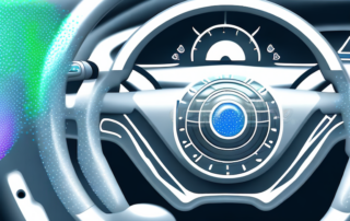 Various car dashboard components such as the steering wheel