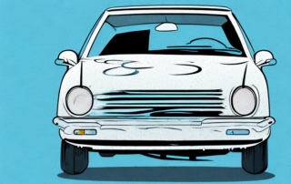 A car door slightly ajar