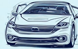 A car in the process of being professionally wrapped or foiled in the cityscape of bonn