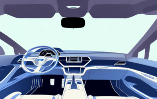 Several different types of car interior cockpit sprays arranged on a dashboard