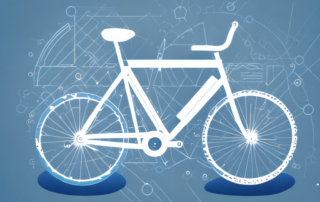 A bicycle frame being wrapped in a protective foil