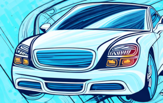 Several different car cleaning products arranged neatly on a shiny car hood