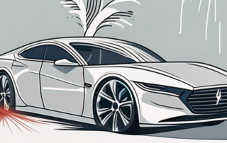 A car with visible micro scratches on its surface