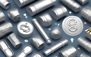 Various types of foil rolls