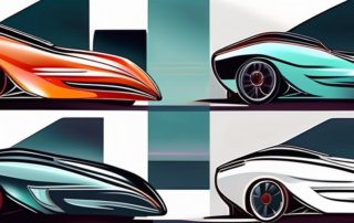 A shiny car with a glossy finish