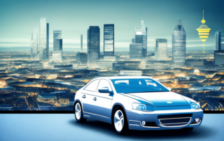 A car being wrapped in a glossy