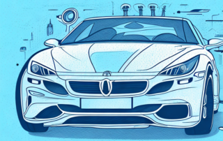 A car being detailed and polished in a göttingen cityscape setting