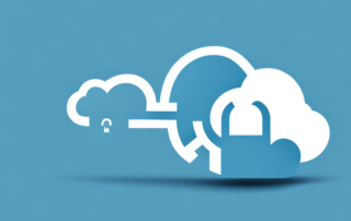 A cloud locked with a padlock