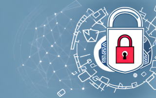 An open email envelope with a padlock symbol inside