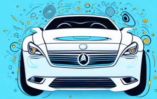 A car with a sparkling