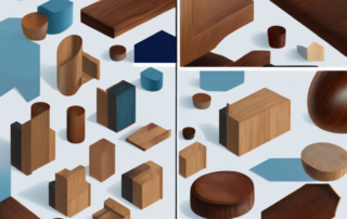 Different wooden objects