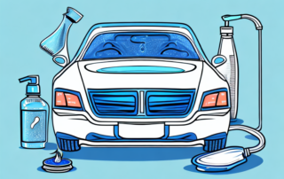 Various household items like toothpaste