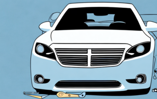 A car being adorned with professional vehicle graphics