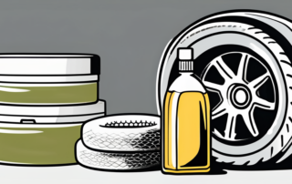 Various household items like olive oil