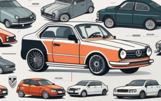 Various car parts such as an engine