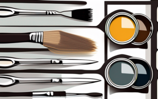 Various car paint samples in different colors