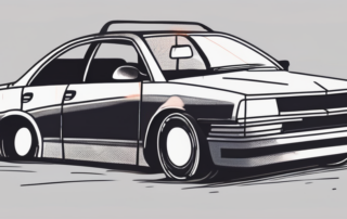 A car with visible dents and scratches