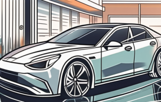 A car gleaming after being polished with a high-quality plastic care product